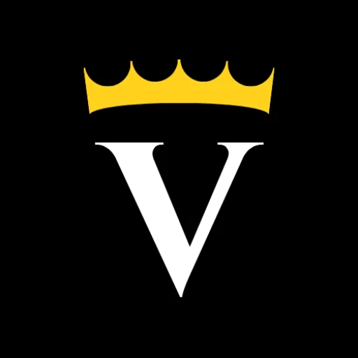 VCTR Marketing logo – V with a crown symbolizing leadership and authority in law firm marketing.